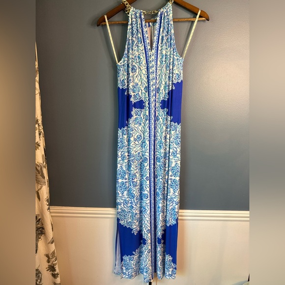 Lilly Pulitzer chain halter neck dress - Picture 3 of 6